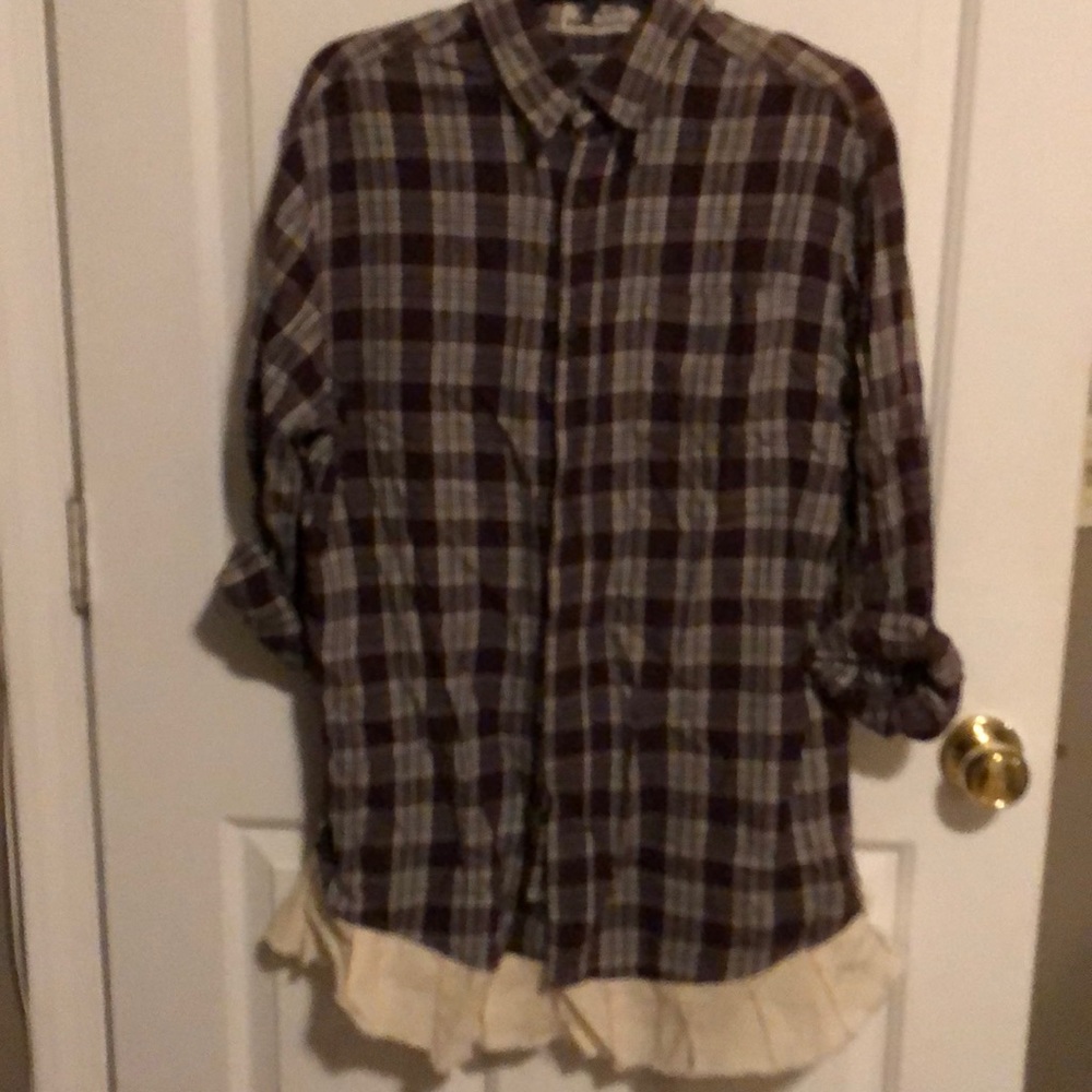 Rustic Nashville long Plaid Flannel